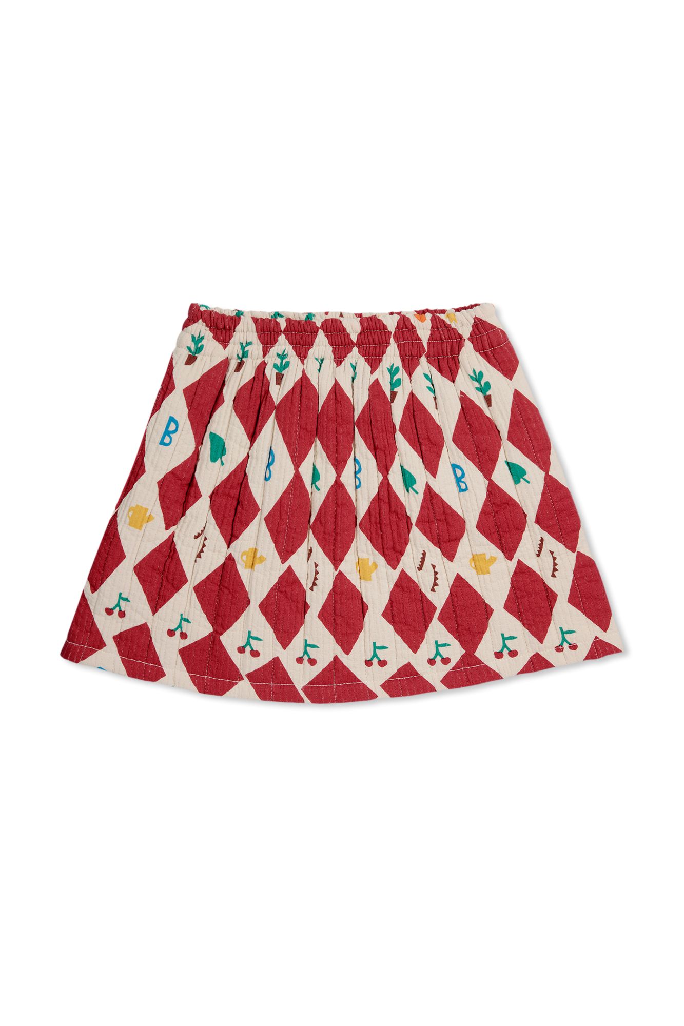 BOBO CHOSES Girls' Diamond 2024 Printed Skirt